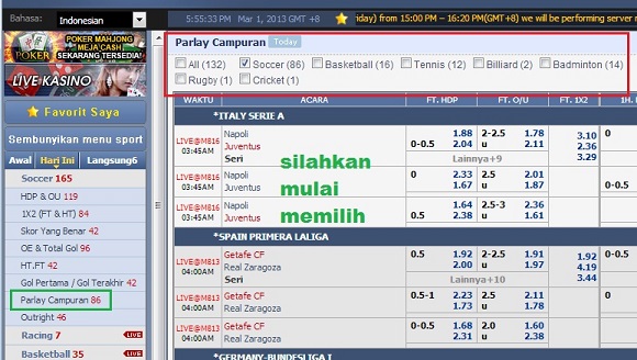 4 tips taruhan parlay untuk pemula